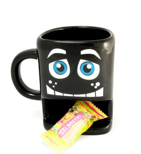 Kubek GĹODOMOREK z miejscem na ciastko